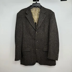Ibiza Brown Tweed Sport Coat Blazer Men's Size 38R Samba Model - Picture 1 of 9