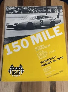 1970 Milwaukee USAC Stock Car Rennprogramm, Don White schlägt Mccluskey und Foyt! - Bild 1 von 14