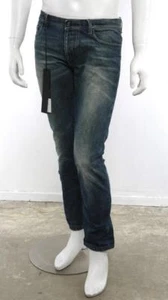 Pantalones de mezclilla NICOLAS ANDREAS TARALIS para hombre JETHRO azul recto pierna delgada 31 - Imagen 1 de 3