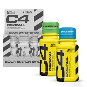 C4 Energy Shot | 12 x 60 ml | Booster PreWorkout | in 2 SORTEN erhältlich! - Bild 1 von 3