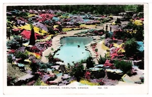 Rock Garden, Hamilton, Ontario, Canada - Postcard - New 1950's - NM (#106) - Bild 1 von 2