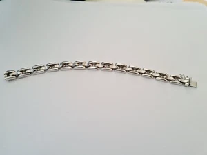 art deco Armband Glänzt 835 Silber 19,5cm (015) - Bild 1 von 10