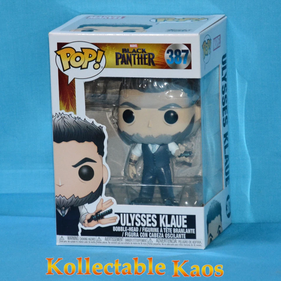 Funko Pop #387 "Ulysses Klaue" (BLACK PANTHER) Never opened