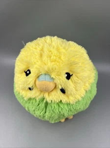 Squishable 8” Mini Budgie Yellow & Green Parakeet Chibi Bird Plush Toy - Picture 1 of 10