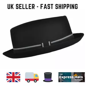 Sombrero Fidra Negro Ligero Unisex Pastel de Cerdo con Rayas Grises ENTREGA RÁPIDA 🙂 - Imagen 1 de 5