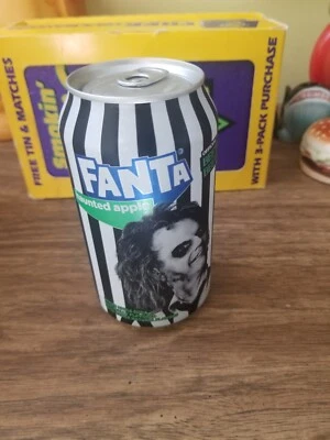Beetlejuice Fanta soda de manzana embrujada / lata pop de 12 oz  Foto 1 de 2