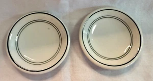 Burro vintage Caribe China Ironstone / bianco / grosso / fattoria / set di 2 - Foto 1 di 3