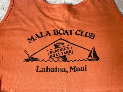 Camiseta Lahaina Maui Mala Boat Club Blackies Boat Yard Foto 1 de 4