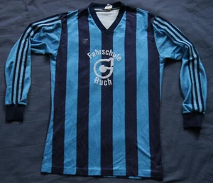 Vintage Adidas Trikot Langarm Retro 80er D5/6 M Fußball Football Shirt Jersey - Bild 1 von 2