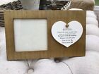 PERSONALISED PET Wood Memorial Photo Frame In Memory Of a Pet Dog Cat ~ ANY NAME