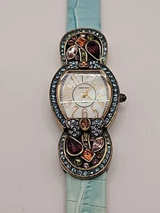 Heidi Daus Pink Crystal & Multi Colored Stones Wrist Watch B7997 NEEDS BATTERY - Picture 1 of 20