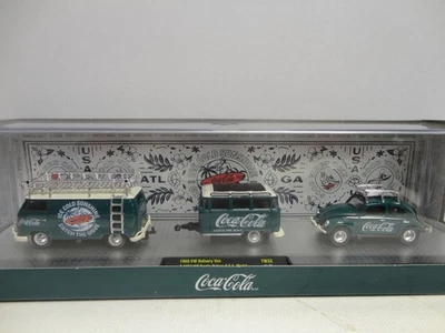 M2 машины 1960 VW доставки фургон зеленый и ' 53 VW жук комплект COCA-COLA - Изображение 1 из 4