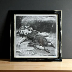 Easy Tiger 5.5x5.5 Current Mood Picture Frame Victorian Modern Retro Funny - Picture 1 of 12