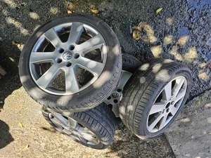 Radsatz 7x17" mit 225/45R17 Audi VW Seat 5-112 ET38 GEBRAUCHT - Bild 1 von 5