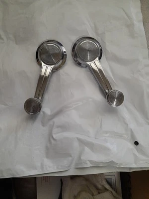 1962-1968 GM Chevrolet Impala OEM шатуны для окон и крыльев хромированная ручка - Изображение 1 из 4