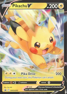 Pikachu V SWSH285 SWSH: Sword & Shield Promo Cards Holo - Image 1 of 2