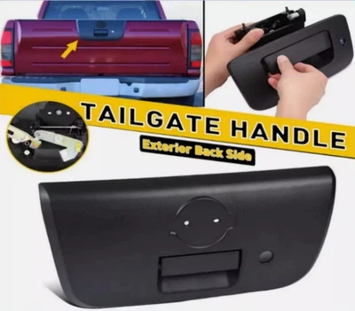 Repuesto de manija de portón trasero texturizado y #== apto para Nissan Frontier 2001-2004 Foto 1 de 4