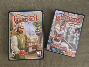 Rudiger Dorn ISTANBUL Board Game + MOCHA & BAKSHEESH Expansion AEG 2014 COMPLETE - Picture 1 of 7