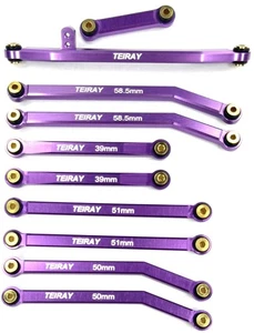 TEIRAY SCX24 Links Upgrades High Clearance RC Crawler Car Steering Rod Tie fo... - Picture 1 of 6