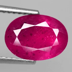 2.75Ct. Natural Gemstone Ruby Pinkish Red Oval Unheated Tanzania Sparkling! - Picture 1 of 7