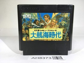 AH8373 Uncharted Waters Daikoukai Jidai NES Famicom Japan