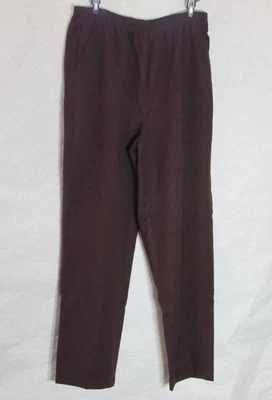 Calça elástica feminina marrom Haband com dois bolsos frontais tamanho 12A - Imagem 1 de 4