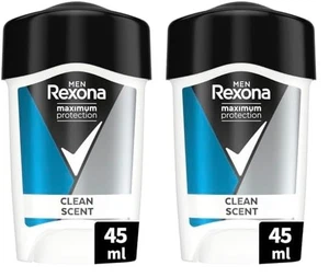 Rexona Men Maximum Protection Creme Clean Scent Antitranspirant 2x45 ml - Bild 1 von 12