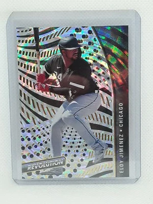 Eloy Jimenez 2021 Chronicles Revolution Fractal - #98  - Chicago White Sox - Image 1 of 2