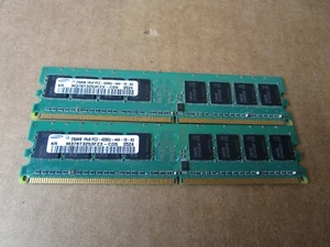 SAMSUNG 256MB 1Rx8 PC2-4200U-444-10-A3 M378T3253FZ3 .2 Memory Cards - Picture 1 of 3