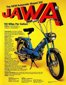 ORIGINAL JAWA 300 300DL AUTOMATIK MOPED HÄNDLER VERKAUFSBROSCHÜRE NEU ALTER LAGER - Bild 1 von 1