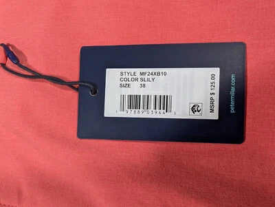 Peter Millar Crown Crafted Surge Performance Golf Shorts Size 38 SLilly $125 - Image 1 of 4