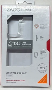 ZAGG Gear4 Crystal Palace Hülle mit D3O für Samsung Galaxy S21 FE 5G - klar - Bild 1 von 4