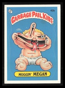 MUGGIN MEGAN 1985 Garbage Pail Kids Series 2 #42b Two Star Glossy Back