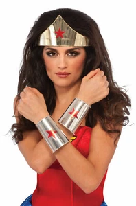 Superhero Wonder Woman Deluxe Adult Accessory Kit - Picture 1 of 1