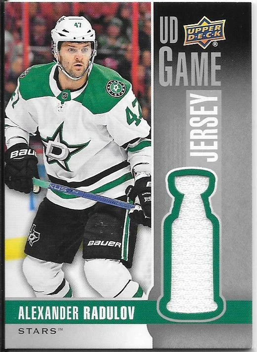 ALEXANDER RADULOV 2019-20 UD #1 UD GAME JERSEY/RUSSIA/KHL - Image 1 of 1