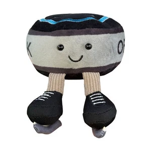 Jelly Cat Amuseable Sports Ice Hockey Puck Soft Plush Toy BNWT New - Picture 1 of 12