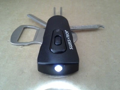 Swiss Tech Swivel Tool 8 in 1 Pocket Tool- Stainless Steel. Working. VGC - Image 1 of 4