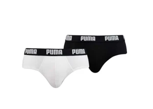 Puma 6er Pack Basic Brief Herren Unterwäsche 521030001 (Weiß/Schwarz 301) - Bild 1 von 1