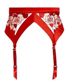 Dita Von Teese Rosabelle Suspender Belt Flame SZ S