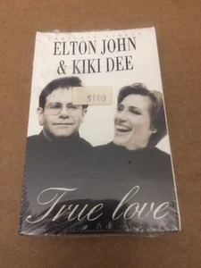 ELTON JOHN KIKI DEE TRUE LOVE FACTORY SEALED CASSETTE SINGLE C29 - Picture 1 of 4