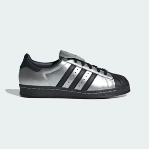 Adidas Originals Superstar 82 Silver Metallic Black Womans JH5669 Expeditedship! - Picture 1 of 9