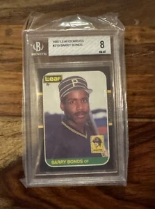 BGS 8 NM- MT - 1987 Donruss Barry Bonds - Picture 1 of 2