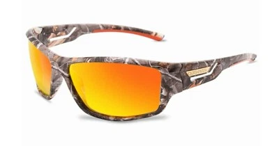 QUISVIKER Sunglasses Polarized Camo Sport Fishing 100% UV 400 Protection #3 New - Image 1 of 3