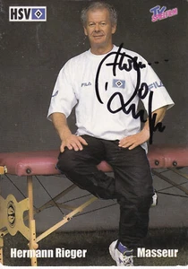 Autogramm - Hermann Rieger (HSV) - 2000/2001 - Bild 1 von 1