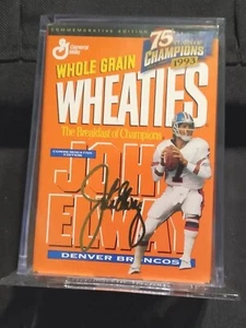 Mini Wheaties Box 75 Years of Champions 24K Gold 1924-1999 JOHN ELWAY - Picture 1 of 6