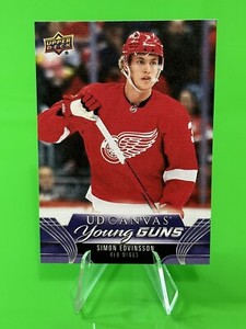 ❄️2023-24 UD Series 1 UD Canvas Young Guns #C113 Simon Edvinsson, Detroit!!!❄️