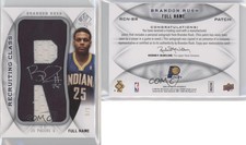 2008-09 SP Authentic Full Name /6 Brandon Rush #RCN-BR RPA Rookie Patch Auto RC
