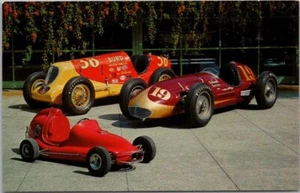 c1960 Sarasota, Florida Postal Auto Museum "Autos de carreras y enano Jet Racer" - Imagen 1 de 2