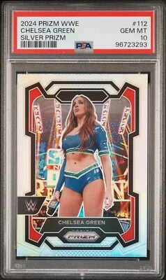 2024 Panini Prizm WWE #112 Chelsea Green Silver Prizm PSA 10 Monday Night Raw - Image 1 of 2