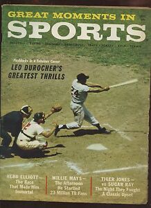 September 1961 Great Moment In Sports Baseball With Willie Mays Cover VG
